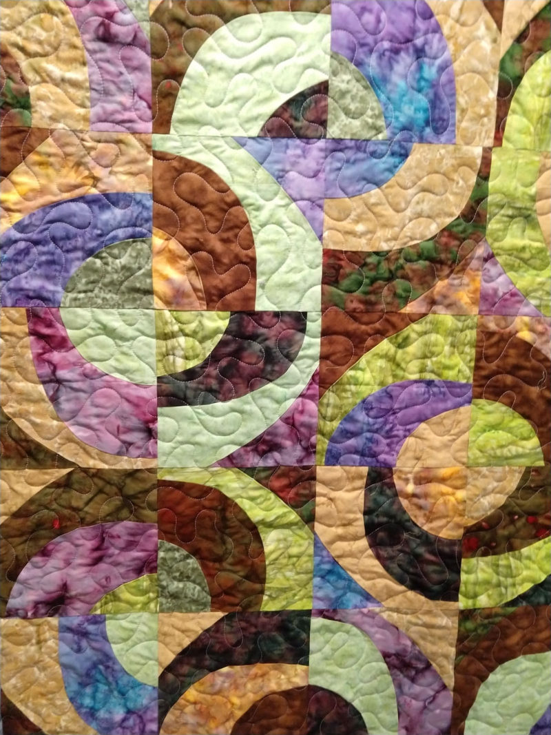 longarm meander quilting pattern