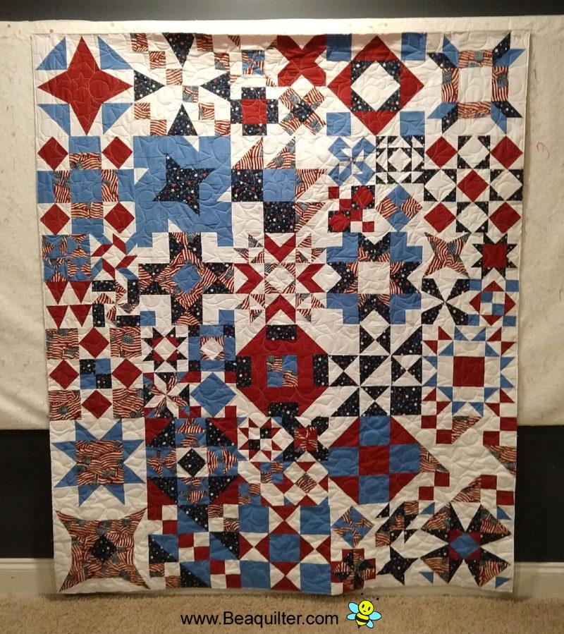 Another long arm quilting job - Beaquilter