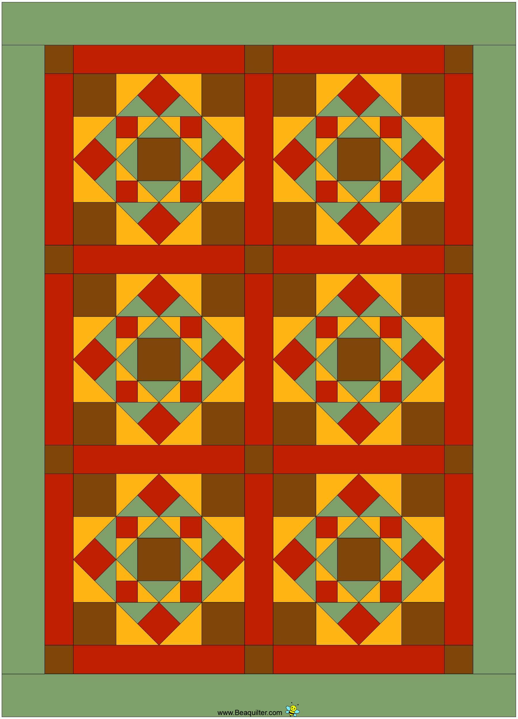 BL186 First Steps Quilt Pattern Accuquilt Friendly - Beaquilter